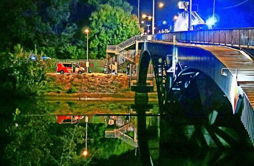 Bei der Gaisburger Brücke wurde der Torso der Frau gefunden. Foto: 7aktuell.de/Jens Pusch