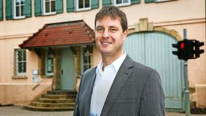 Der Ratschef Roman Weiß steht vor der Wiederwahl in Erkenbrechtsweiler. Foto: Ines Rudel