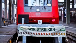 Der nächste Streik – für Bahnkunden  ein gewohntes Bild Foto: Peter Petsch