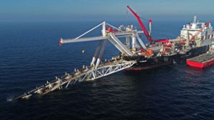 In der Ostsee ist schon ein großer Teil der Pipeline gebaut worden. Foto: dpa