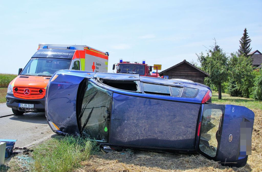 Eine ungewöhnliche Ursache hat am Mittwoch in Filderstadt zu einem schweren Verkehrsunfall geführt.