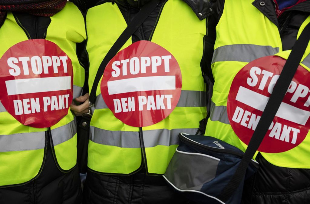 Kritik am Migrationspakt ist das Thema der AfD-Kundgebung am Samstag. Foto: dpa (Symbolfoto)