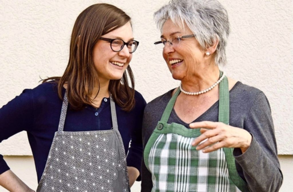 Christina und Heidi Schmid kochen gerne –  am liebsten gemeinsam. Foto: Andrea Grützner
