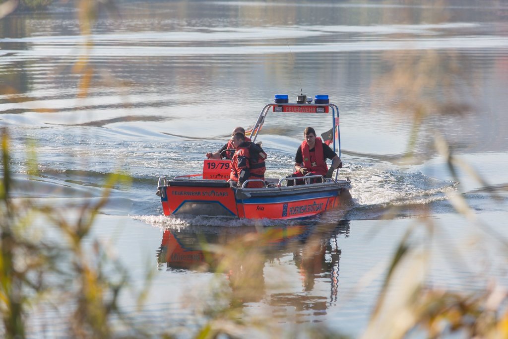 Am Max-Eyth-See wurde am Mittwoch nach einem vermissten 78-Jährigen gesucht