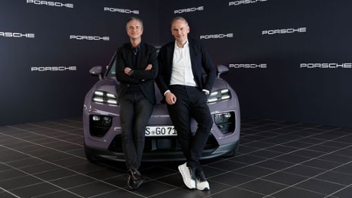 Porsche-Chef Oliver Blume (rechts) und Finanzchef Lutz Meschke haben ein anstrengendes Jahr vor sich. Foto: Porsche
