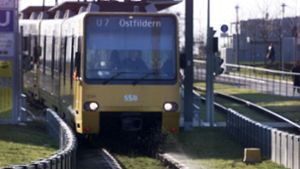 Bislang endet die Stadtbahnlinie U 7 in Ostfildern-Nellingen. Foto: Thomas Hörner/Archiv