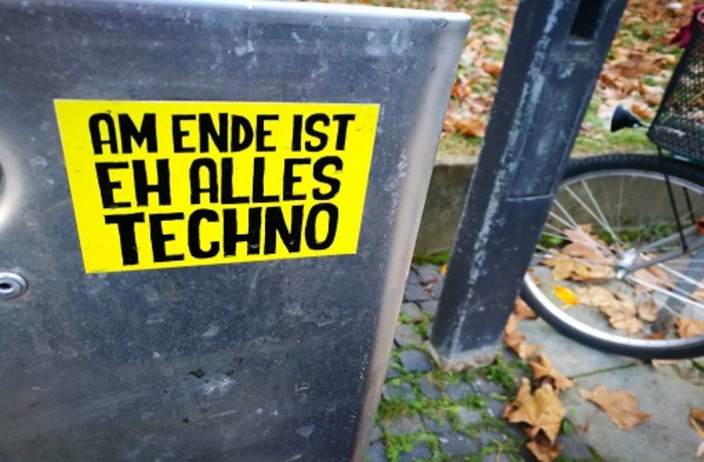 Ey Stuttgart! Mach mal Platz für Techno! Am Samstag steigt auf der Messe wieder das Festival Semf.  Foto: Laura Müller-Sixer