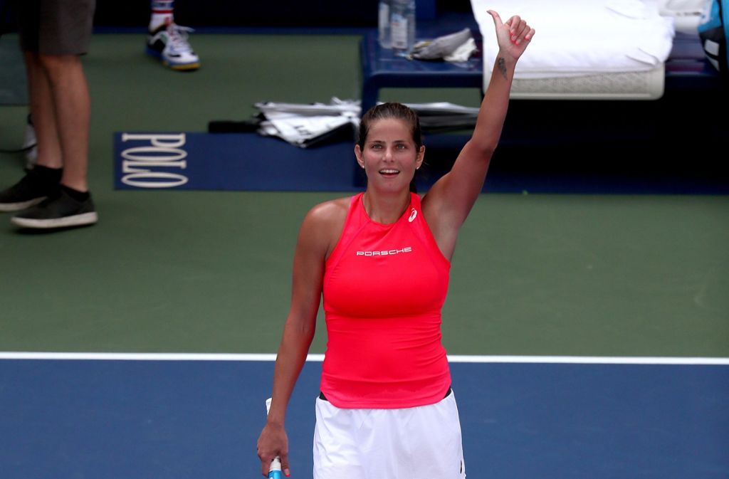 Julia Görges erreichte bei den  US Open das Achtelfinale.