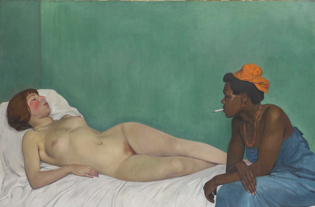 Ein Hauptwerk der Meistersammlung: Felix Vallottons Bild „Die Weiße und die Schwarze“ von 1913