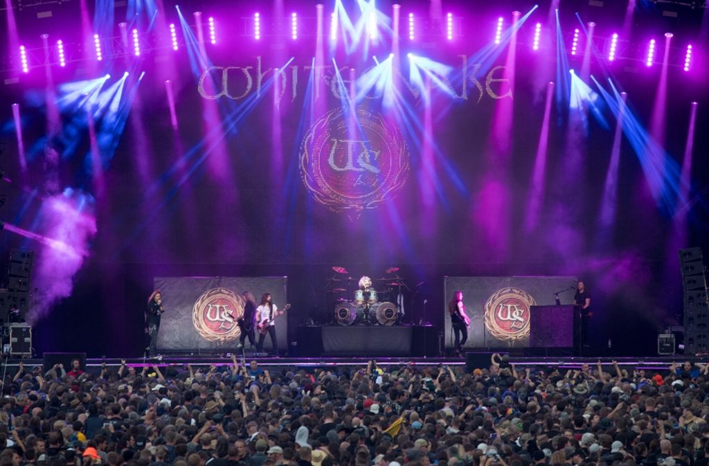 Die Band des Eröffnungstages: Whitesnake, Iron Maiden, Foreigner und  Blue Oyster Cult.