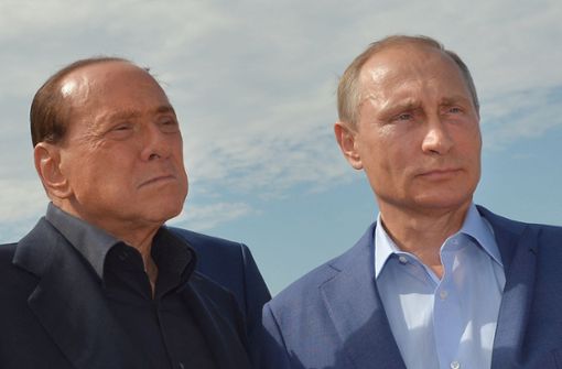 Silvio Berlusconi zeigt Verständnis für Wladimir Putin. (Archivbild) Foto: AFP/ALEXEI DRUZHININ