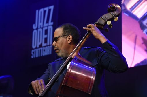 Stanley Clarke im Jahr 2018 beim Festival Jazz Open in Stuttgart Foto: Opus/Reiner Pfisterer