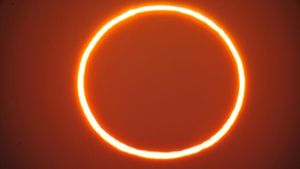 Ringförmige Sonnenfinsternis begeistert Beobachter
