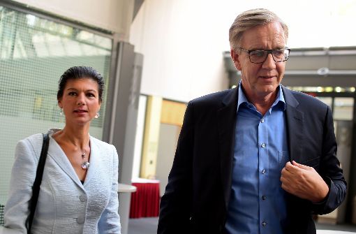 Sahra Wagenknecht und Dietmar Bartsch stehen an der Spitze der Linksfraktion im Bundestag. Foto: dpa
