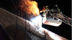 Kaminbrand löst Großeinsatz der Feuerwehr aus