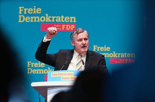 FDP-Landtagsfraktionschef Hans-Ulrich Rülke (Archivbild) Foto: dpa/Bernd Weißbrod