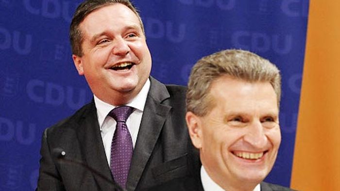 Oettinger verteidigt Mappus' Entscheidung