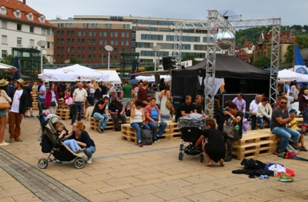 Einmal im Jahr verwandelt sich der Marienplatz für vier Tage zum Festplatz mit Live-Musik und Lounge-Atmosphäre.