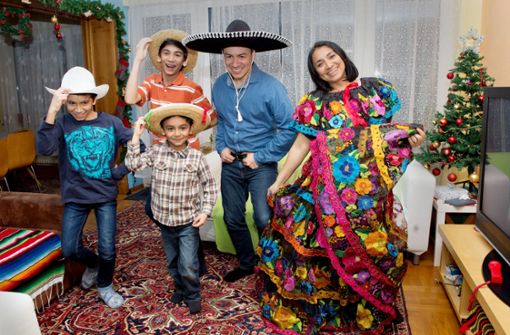 Francisco, Lucy, Jafet, Ari und Paquito sind vor fünf Jahren von Mexiko nach Deutschland gekommen. Foto: Lichtgut - Oliver Willikonsky