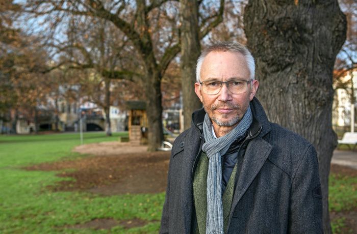 Gläsernes Rathaus: Burkhard Nolte ist Herr über Parks und Friedhöfe