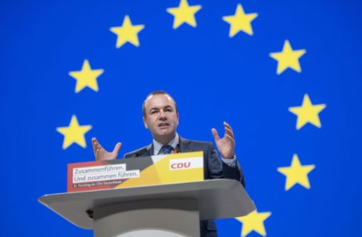 Der CSU-Politiker Manfred Weber tritt als Spitzenkandidat der europäischen Konservativen bei der Europawahl an – und will gerne Präsident der EU-Kommission werden. Foto: Getty Images Europe