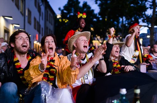 Tausende Fans haben die Weltmeisterschaft in Stuttgart gemeinsam geschaut. Foto: 7aktuell.de/Eyb