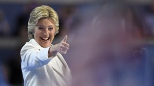 In der Nacht zu Freitag nimmt Hillary Clinton als erste Frau in der Geschichte der USA die Nominierung als Präsidentschaftskandidatin einer der beiden großen US-Parteien an. Foto: AP