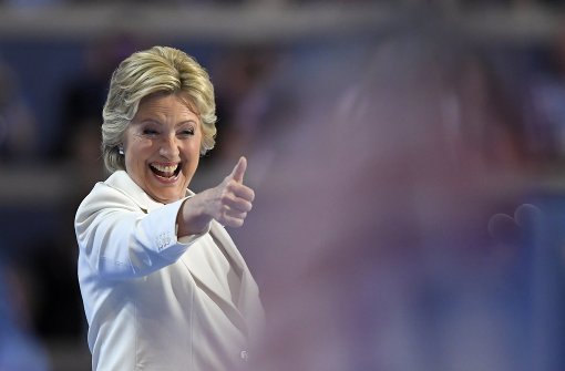 In der Nacht zu Freitag nimmt Hillary Clinton als erste Frau in der Geschichte der USA die Nominierung als Präsidentschaftskandidatin einer der beiden großen US-Parteien an. Foto: AP