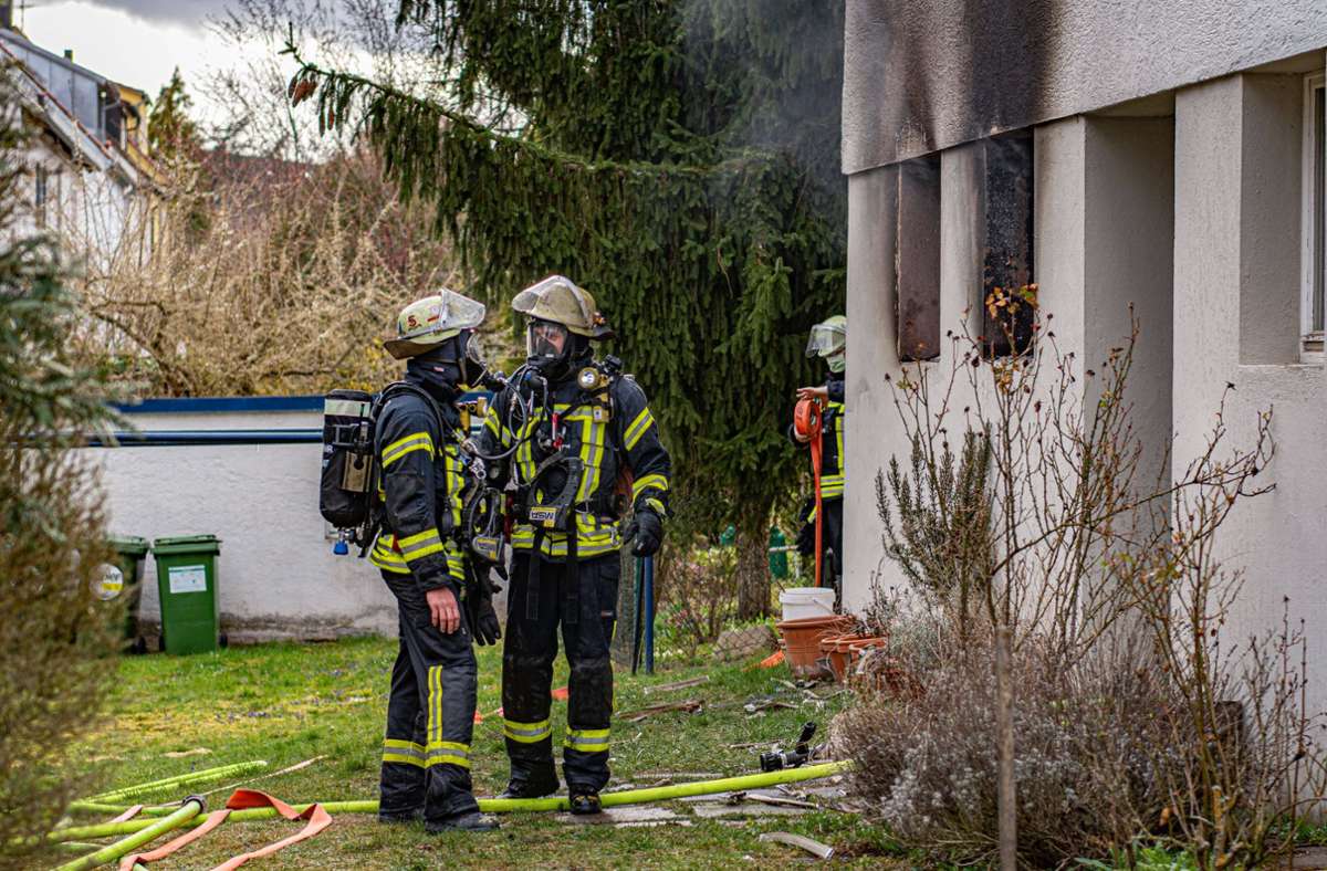 Die Feuerwehr konnte   das Feuer in Degerloch erfolgreich eindämmen. Foto: 7aktuell.de/Moritz Bassermann
