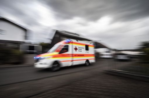 Der Rettungsdienst brachte den Verletzten in eine Klinik. (Symbolfoto) Foto: Boris Roessler/dpa/Boris Roessler