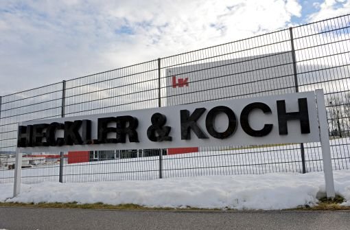 Die Firmenzentrale von Heckler & Koch in Oberndorf Foto: dpa