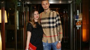 Sasa Kalajdzic und seine Partnerin Lorena durften bei der VfB-Party im Amici natürlich auch nicht fehlen. Foto: Pressefoto Baumann/Hansjürgen Britsch