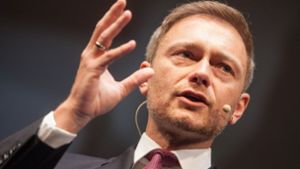 Eloquent und schlagfertig: FDP-Chef Christian Lindner. Foto: dpa