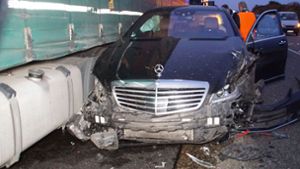 Der Mercedes-Fahrer hatte die Kontrolle über sein Fahrzeug verloren. Foto: SDMG/SDMG / Gress