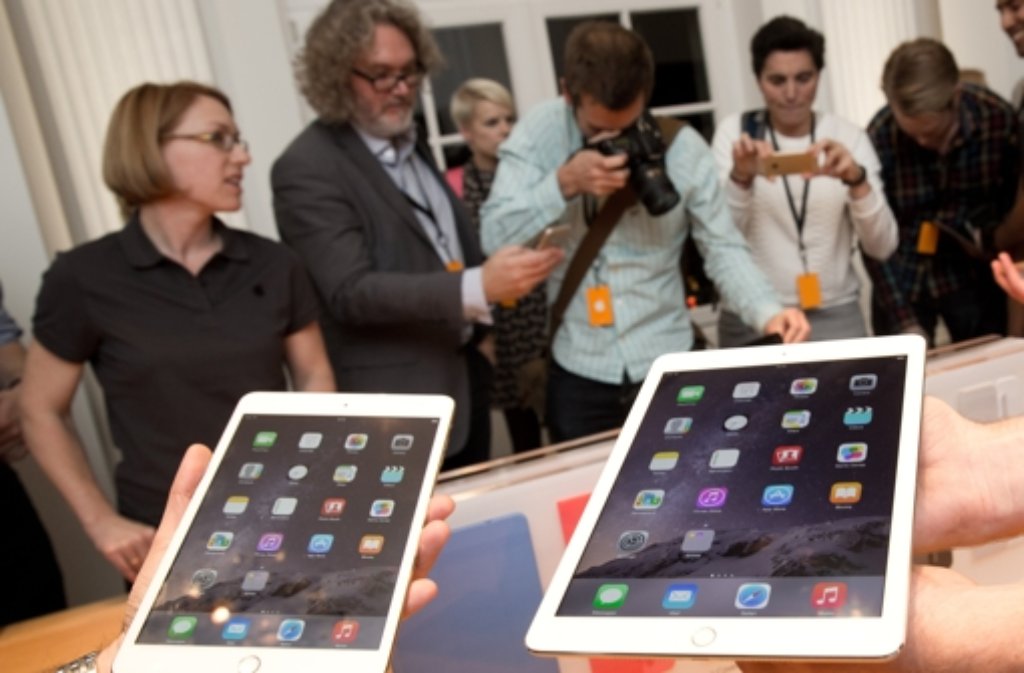 Im Mittelpunkt: Die neue iPad-Generation von Apple.