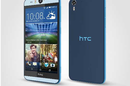 Der Smartphone-Hersteller HTC hat zwei neue Modelle angekündigt. Auf dem Foto ist das alte HTC Desire Eye abgebildet. Foto: HTC