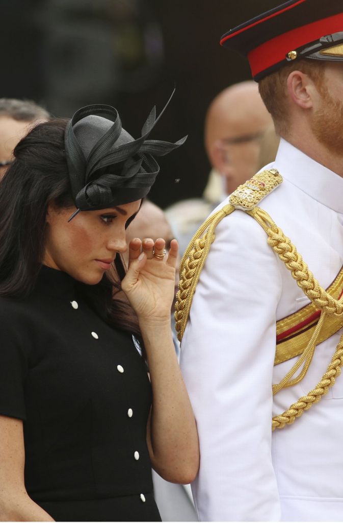 Herzogin Meghan und Prinz Harry nahmen an einer Zeremonie teil.