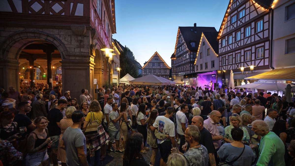 Altstadtfest Waiblingen: Jugendrock, interkommunales Singen und Mittelalter