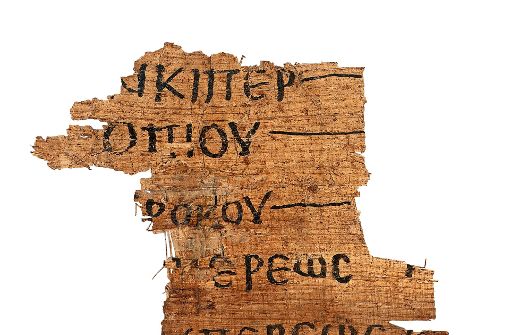 Dieses Papyrus-Dokument stellt wohl ein ärztliches Rezept dar. Foto: Uni Köln