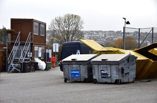 Die derzeitige Entsorgungsstation in Stetten wird auf das Gelände des Kompostierplatzes verlegt. Foto: Norbert J. Leven