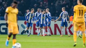 Dynamo Dresden verliert im Elfmeterschießen gegen Hertha