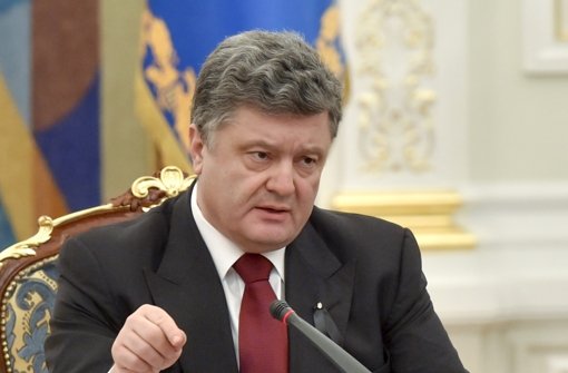 Der ukrainische Präsident Petro Poroschenko. Foto: dpa