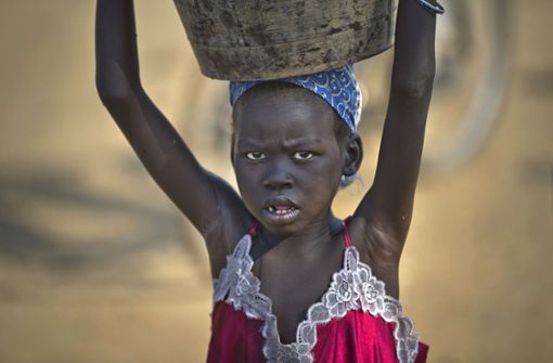 Ein Mädchen im Südsudan – einem der ärmsten Läder der Welt. Foto: AP