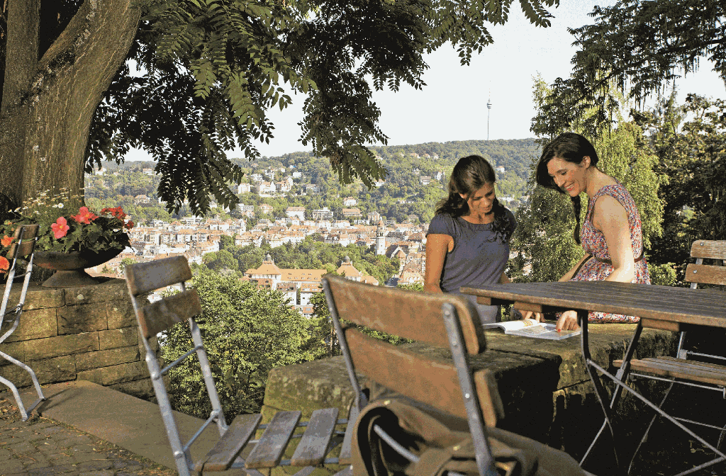 Die Karlshöhe bietet eine schöne Aussicht. Foto: Stuttgart-Marketing GmbH