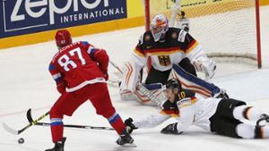 Aus der Traum: Die deutsche Eishockey-Nationalmannschaft scheitert im WM-Viertelfinale an Russland. Foto: EPA