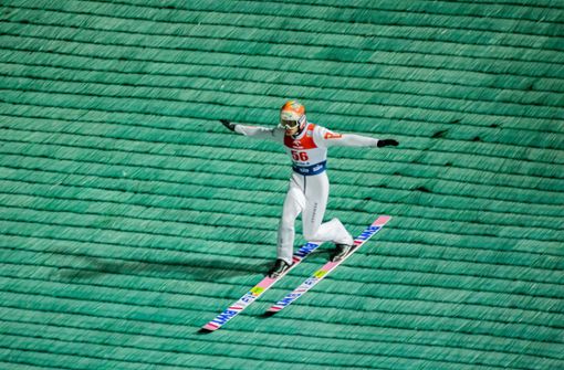 Das Landen auf Kunststoffmatten sind  Skispringer gewöhnt. Foto: imago/    /Mateusz Birecki