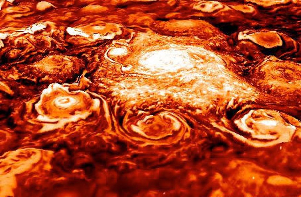 Jupiters Zusammensetzung ähnelt der Gasscheibe, aus der sich vor etwa 4,5 Milliarden Jahren die Sonne entwickelt hat.