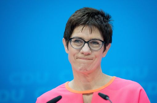 Die designierte CDU-Generalsekretärin Annegret Kramp-Karrenbauer will eine Programm-Debatte in der CDU anstoßen. Foto: dpa