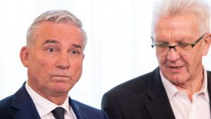 Thomas Strobl (links) und die CDU hinken den Grünen mit Ministerpräsident Winfried Kretschmann weiter hinterher. Foto: dpa