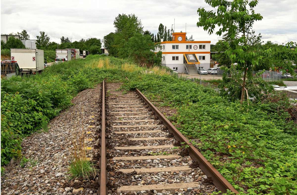 Ein Teil der alten Bahnstrecke von Markgröningen nach Ludwigsburg. Foto: Jürgen Bach